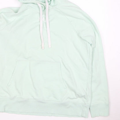 Under Armour Unisex Adults Mint Green M Pullover Hoodie Logo Pocket