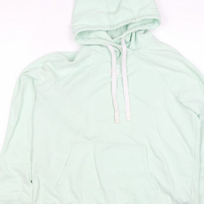 Under Armour Unisex Adults Mint Green M Pullover Hoodie Logo Pocket