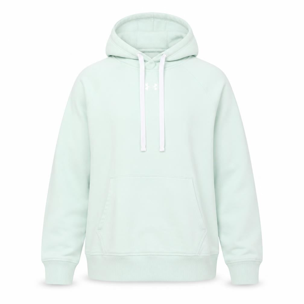 Under Armour Unisex Adults Mint Green M Pullover Hoodie Logo Pocket