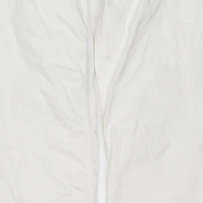 M&S Women’s White Size 10 Sienna Supersoft Straight Stretch Jeans