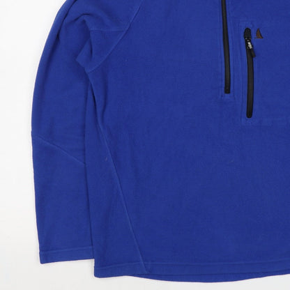 Musto Men’s Blue M Half Zip Fleece Sweatshirt Sailing Outdoor
