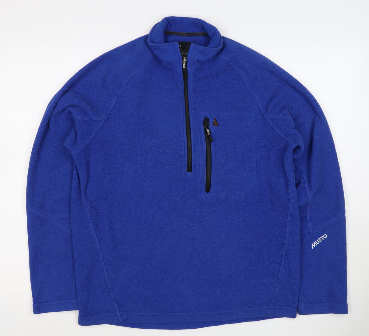 Musto Men’s Blue M Half Zip Fleece Sweatshirt Sailing Outdoor