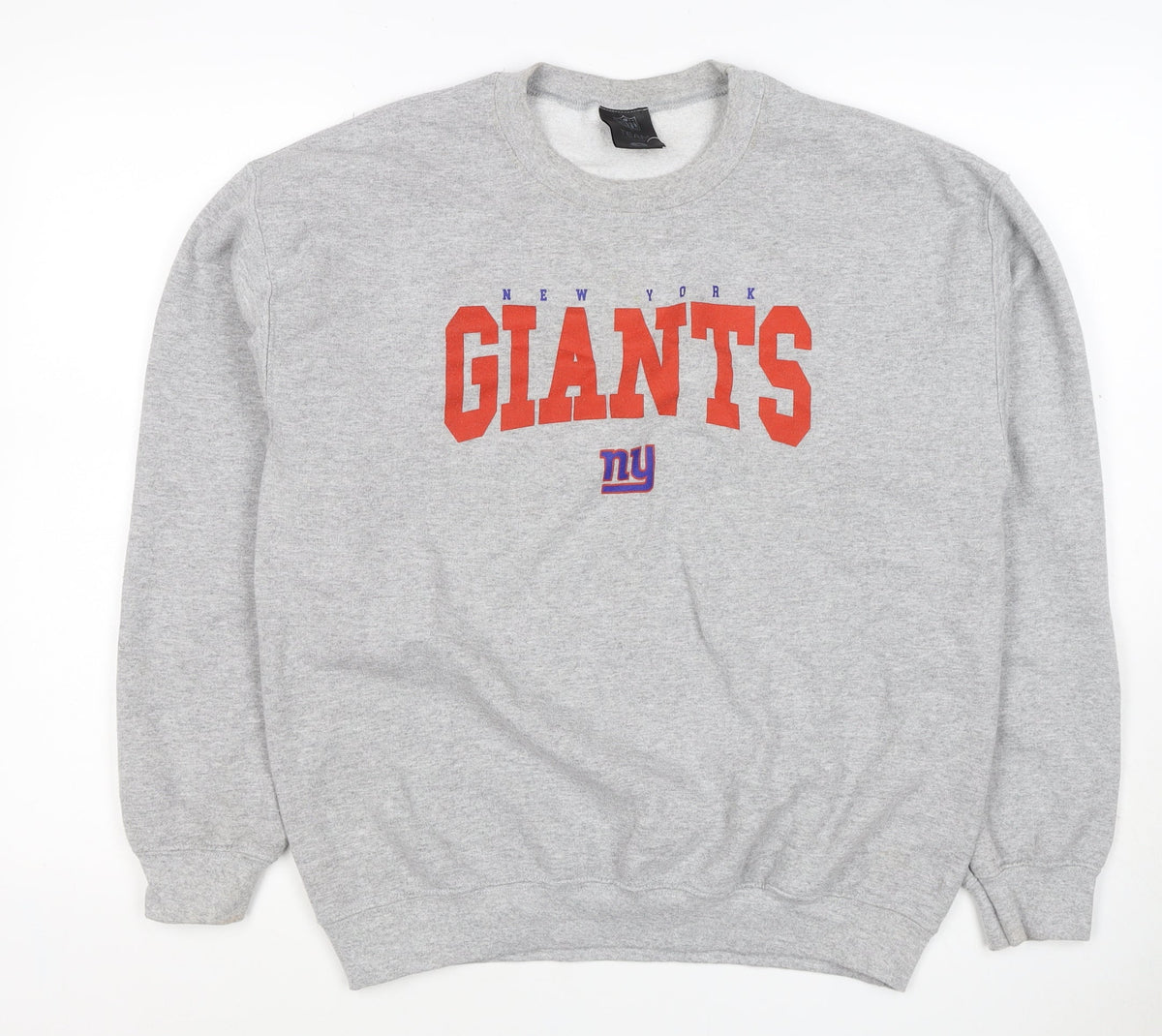 Team Apparel Men’s Grey M New York Giants NFL Graphic Print Sweatshirt