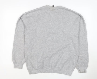 Team Apparel Men’s Grey M New York Giants NFL Graphic Print Sweatshirt