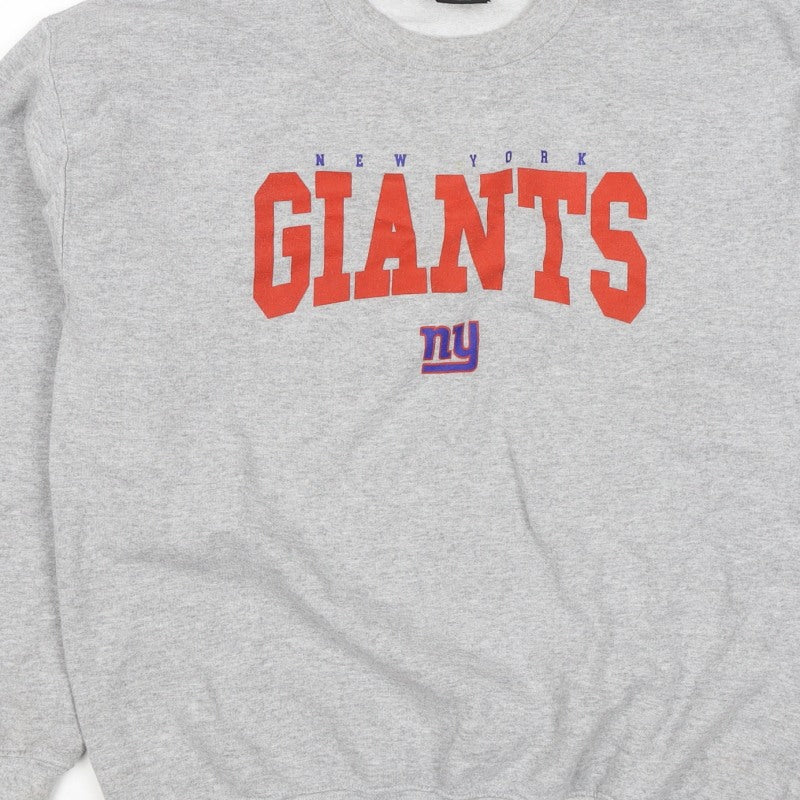 Team Apparel Men’s Grey M New York Giants NFL Graphic Print Sweatshirt