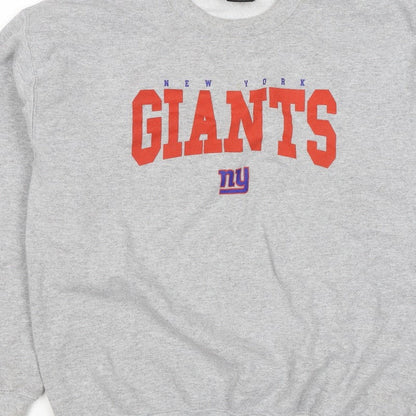 Team Apparel Men’s Grey M New York Giants NFL Graphic Print Sweatshirt