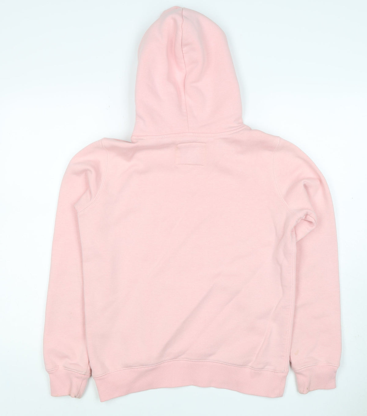 Jack Wills Women Pink UK 8 Pullover Hoodie Logo Drawstring Pockets