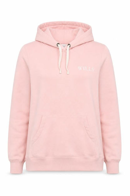 Jack Wills Women Pink UK 8 Pullover Hoodie Logo Drawstring Pockets