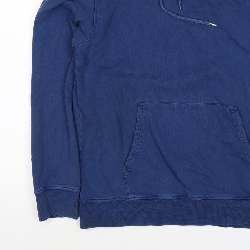 Colorful Standard Men's Blue M Pullover Hoodie Organic Cotton Pockets