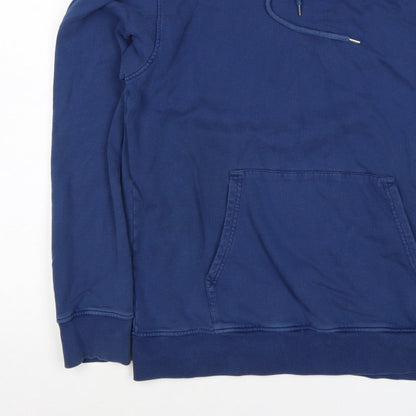 Colorful Standard Men's Blue M Pullover Hoodie Organic Cotton Pockets