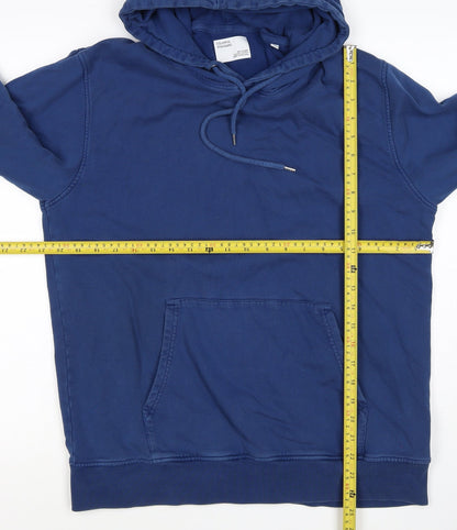 Colorful Standard Men's Blue M Pullover Hoodie Organic Cotton Pockets