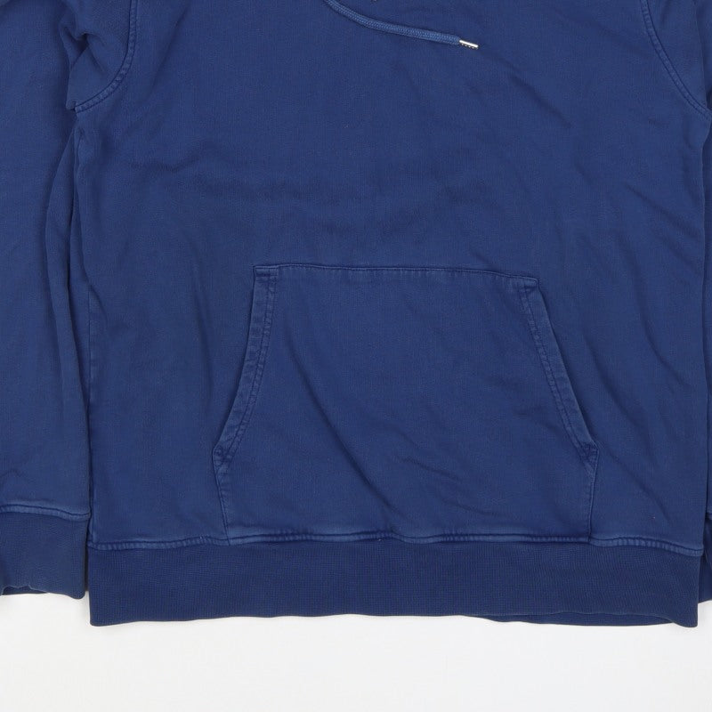 Colorful Standard Men's Blue M Pullover Hoodie Organic Cotton Pockets