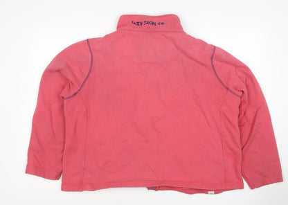 Lazy Jacks Women’s Pink UK 20 Full Zip Cotton Sweatshirt