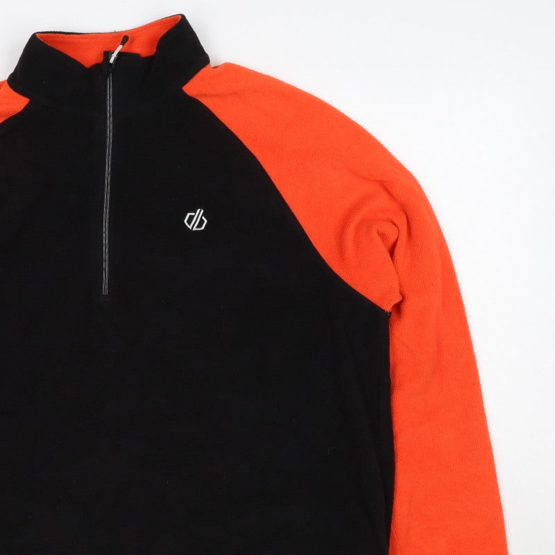 Dare 2b Women’s Black Orange UK 20 XL 1/4 Zip Fleece Sweatshirt
