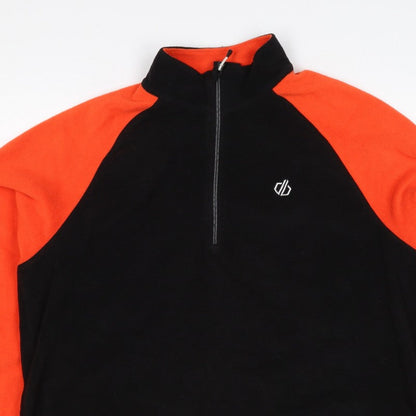 Dare 2b Women’s Black Orange UK 20 XL 1/4 Zip Fleece Sweatshirt