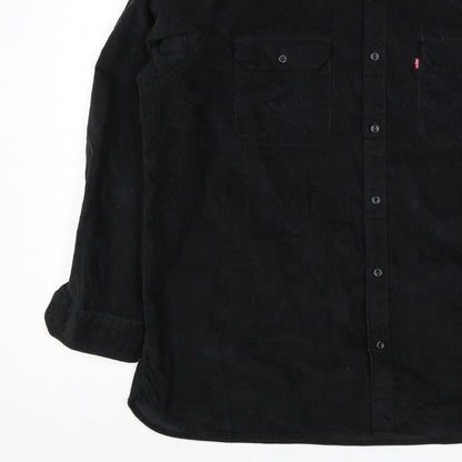 Levi's Men Black XL Jackson Worker Corduroy Button Jacket