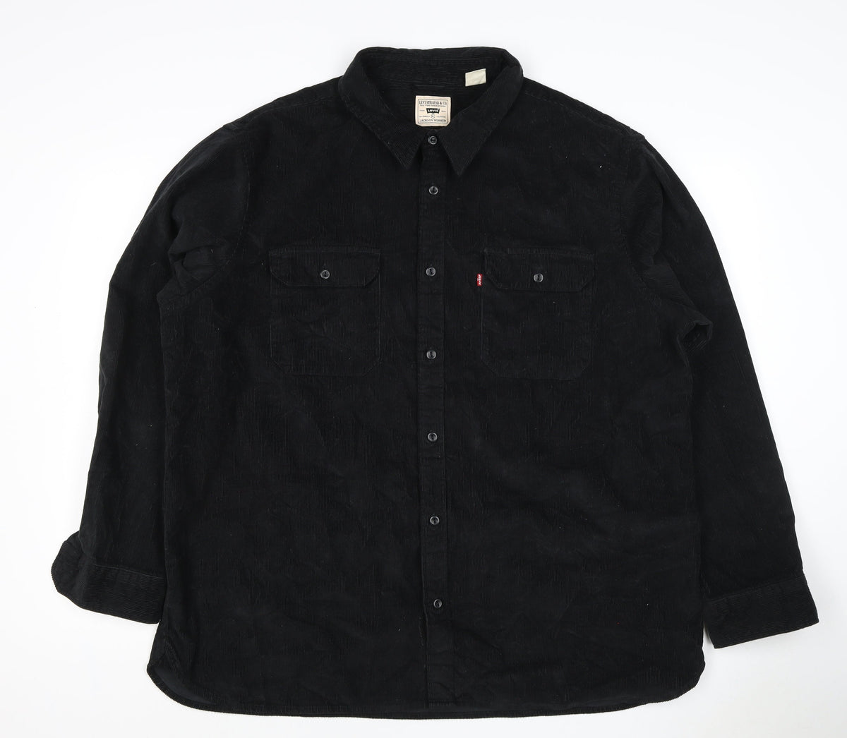 Levi's Men Black XL Jackson Worker Corduroy Button Jacket