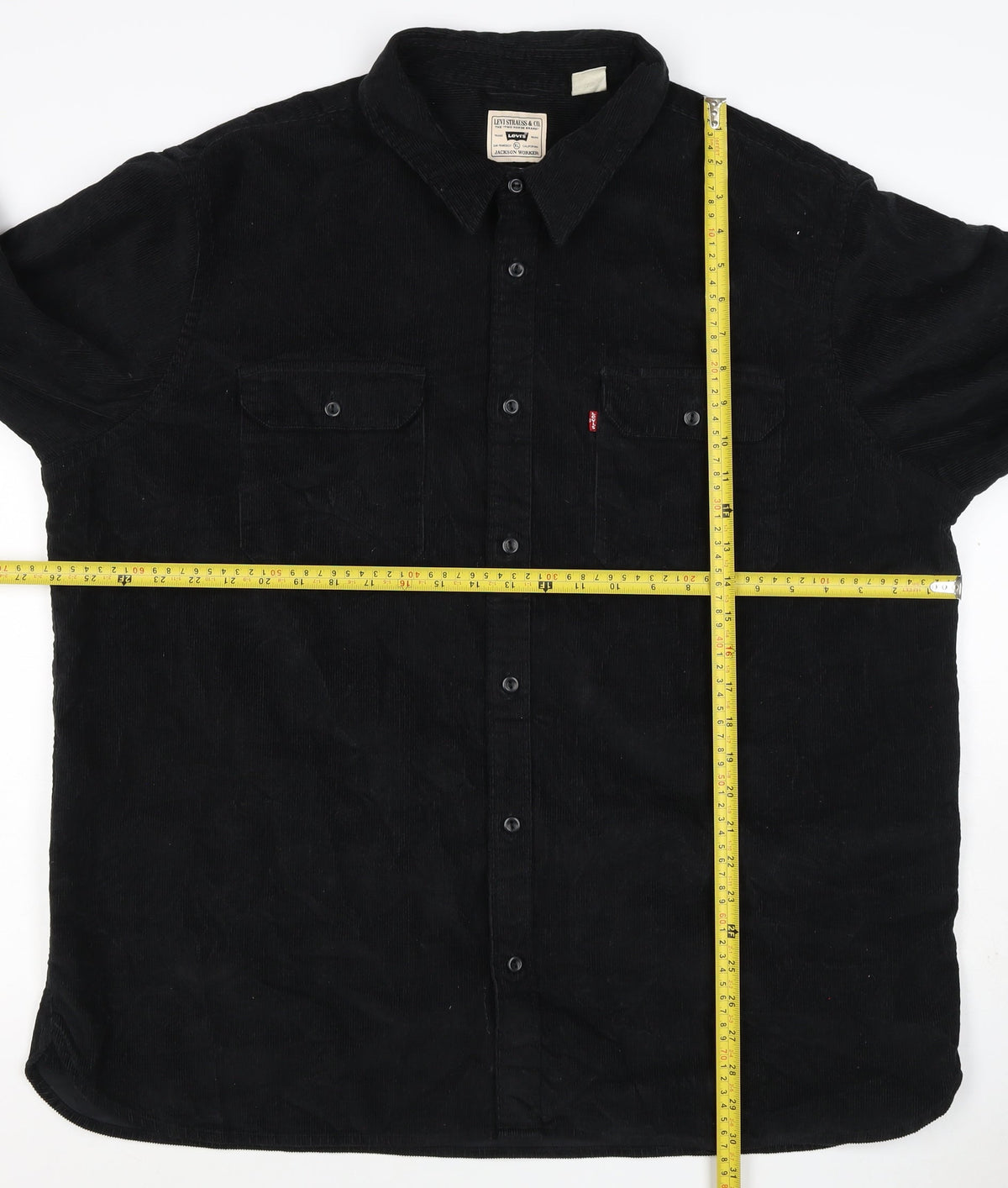 Levi's Men Black XL Jackson Worker Corduroy Button Jacket