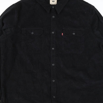 Levi's Men Black XL Jackson Worker Corduroy Button Jacket