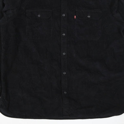 Levi's Men Black XL Jackson Worker Corduroy Button Jacket
