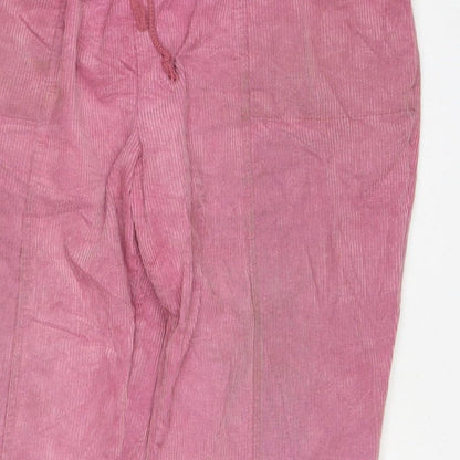 Casual Club Women’s Pink Size 18 Corduroy Drawstring Trousers