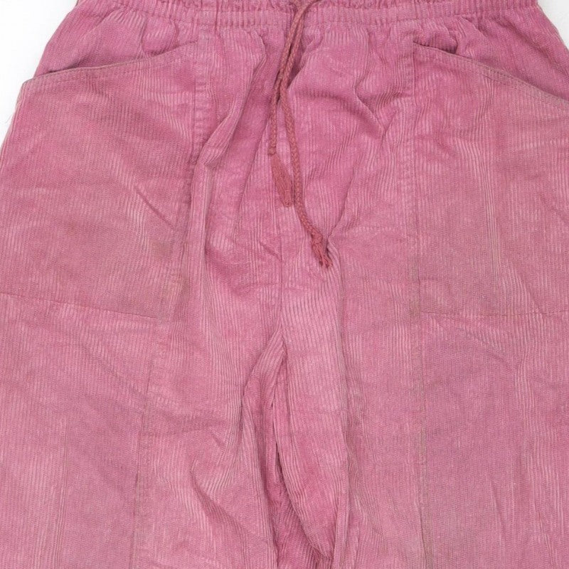 Casual Club Women’s Pink Size 18 Corduroy Drawstring Trousers