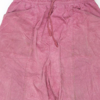 Casual Club Women’s Pink Size 18 Corduroy Drawstring Trousers