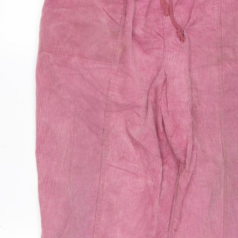 Casual Club Women’s Pink Size 18 Corduroy Drawstring Trousers