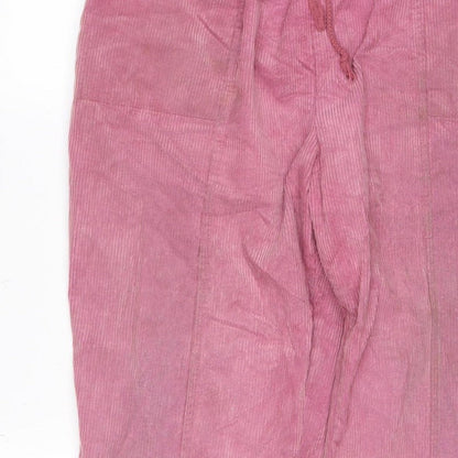 Casual Club Women’s Pink Size 18 Corduroy Drawstring Trousers