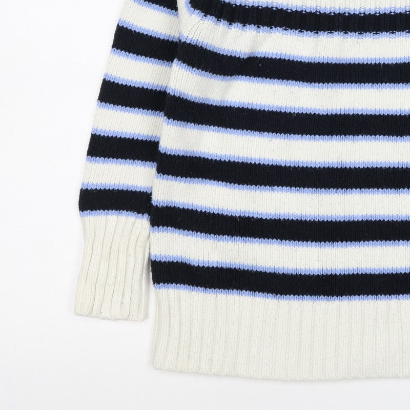 Marks and Spencer Women’s Multicoloured S Striped Chunky Knit Jumper