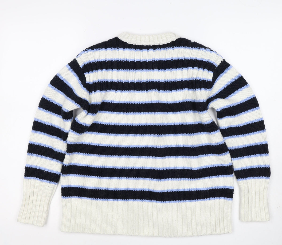 Marks and Spencer Women’s Multicoloured S Striped Chunky Knit Jumper