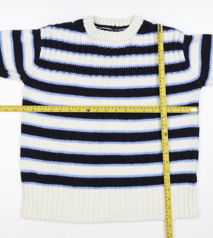 Marks and Spencer Women’s Multicoloured S Striped Chunky Knit Jumper