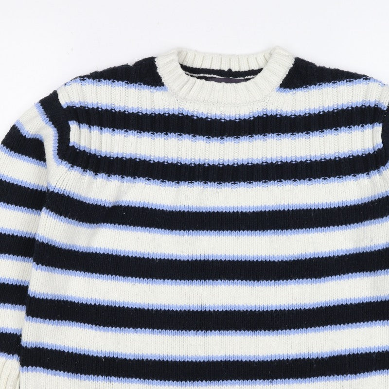 Marks and Spencer Women’s Multicoloured S Striped Chunky Knit Jumper