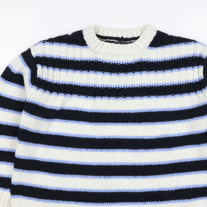 Marks and Spencer Women’s Multicoloured S Striped Chunky Knit Jumper