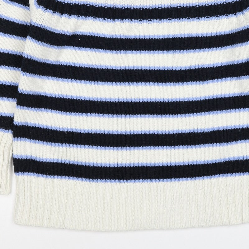Marks and Spencer Women’s Multicoloured S Striped Chunky Knit Jumper
