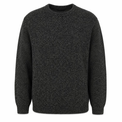 ASOS Men’s Grey Marl Chunky Knit Crew Neck Pullover Jumper Size M