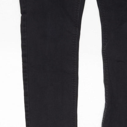 Next Women’s Black Skinny Jeans W32 Regular Stretch Denim
