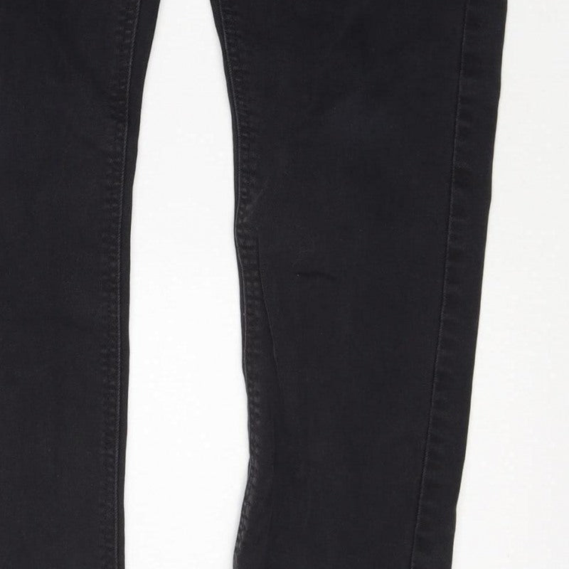 Next Women’s Black Skinny Jeans W32 Regular Stretch Denim