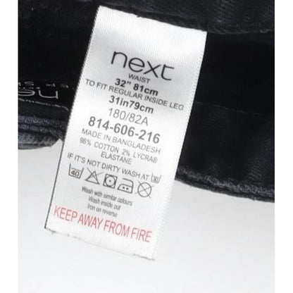 Next Women’s Black Skinny Jeans W32 Regular Stretch Denim