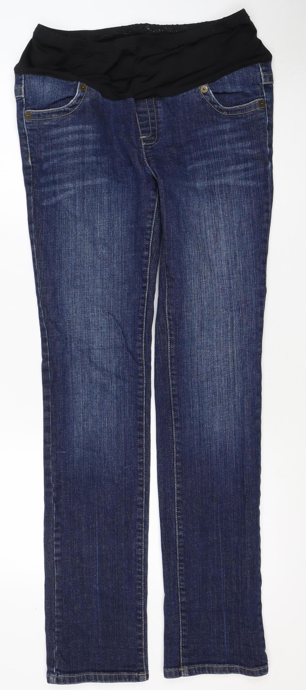Mamas & Papas Women’s Blue Size 10 Maternity Bootcut Denim Jeans
