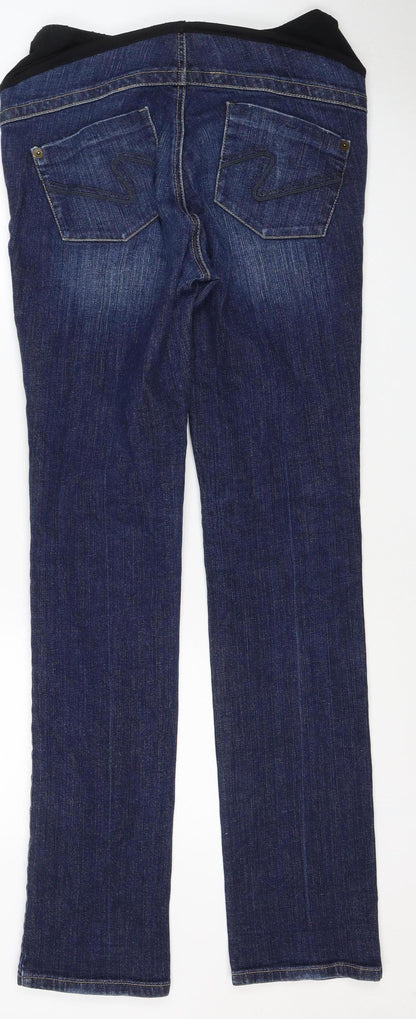 Mamas & Papas Women’s Blue Size 10 Maternity Bootcut Denim Jeans