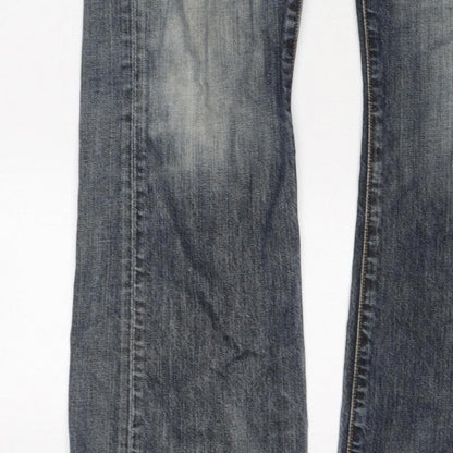 Levi's Men's Blue 527 Slim Bootcut Jeans W34 L30 Medium Wash