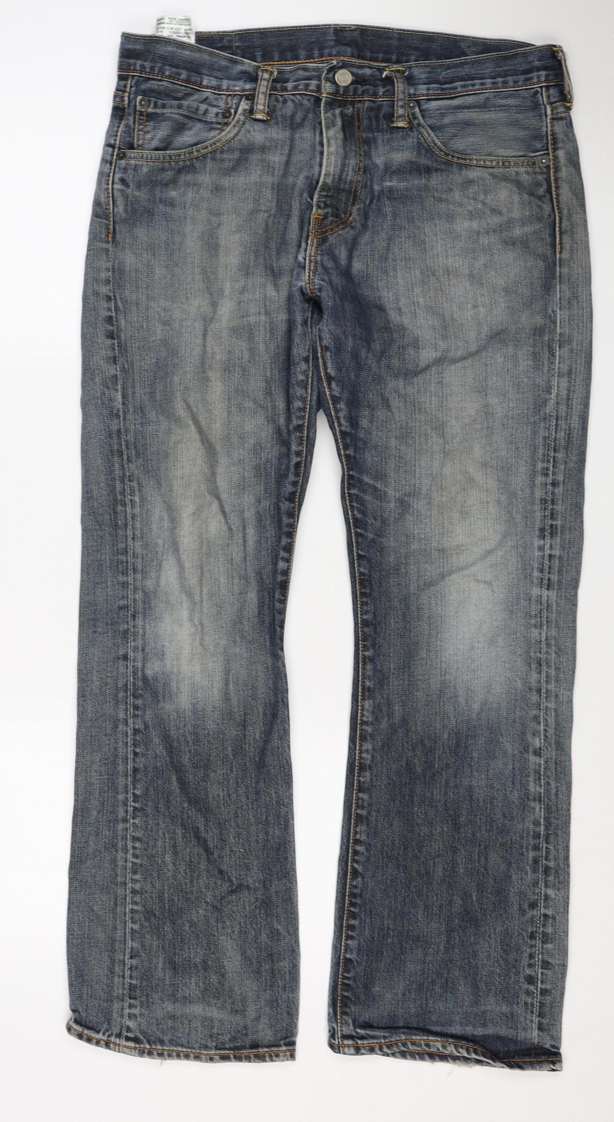 Levi's Men's Blue 527 Slim Bootcut Jeans W34 L30 Medium Wash