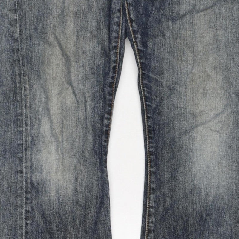 Levi's Men's Blue 527 Slim Bootcut Jeans W34 L30 Medium Wash