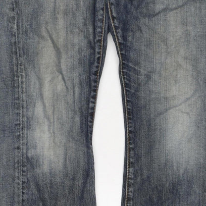 Levi's Men's Blue 527 Slim Bootcut Jeans W34 L30 Medium Wash