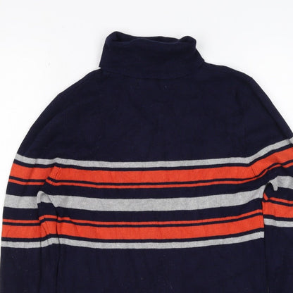 Louche Women’s Multicoloured UK 14 Striped Roll Neck Knit Jumper