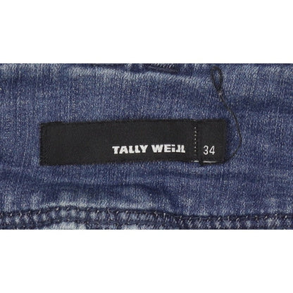 Tally Weijl Women’s Blue UK 6 High Rise Skinny Jeans Ankle Zip