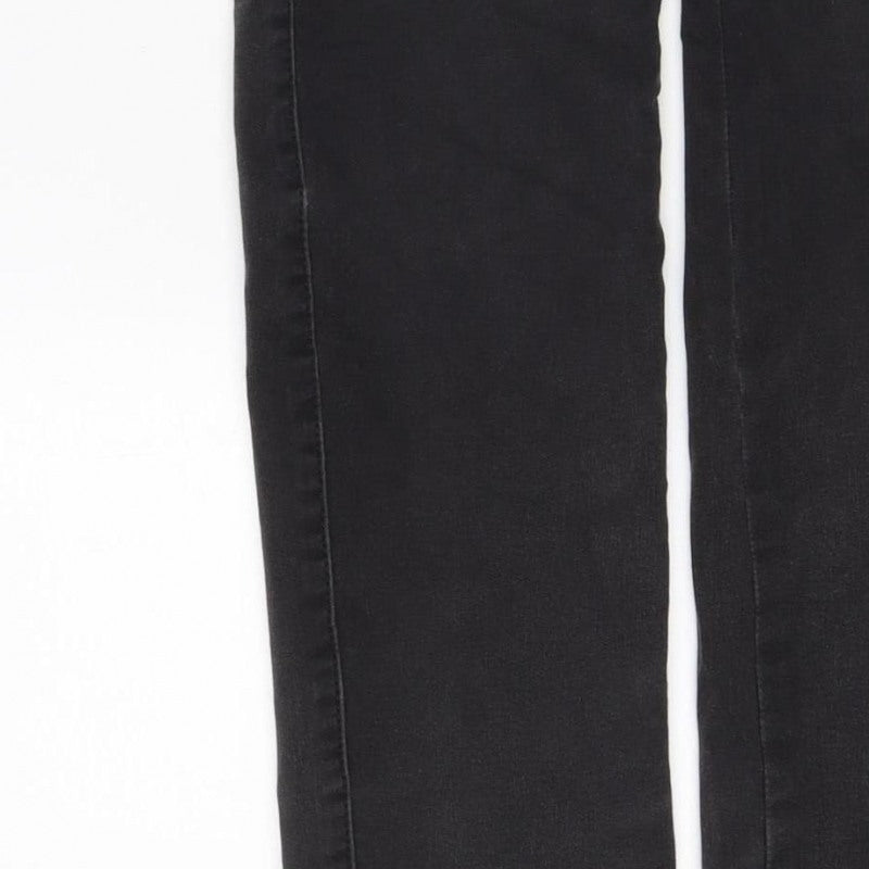 Next Women Black Size 8 Regular Sculpt Pull-On Stretch Jegging Jeans