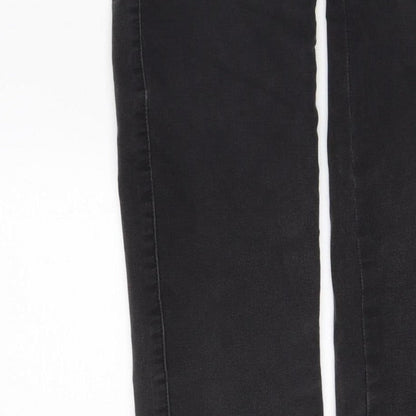 Next Women Black Size 8 Regular Sculpt Pull-On Stretch Jegging Jeans