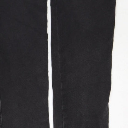 Next Women Black Size 8 Regular Sculpt Pull-On Stretch Jegging Jeans